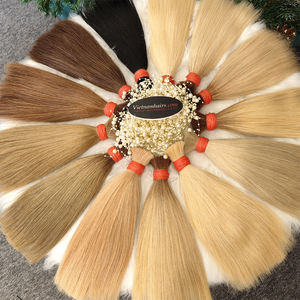 Extensions de cheveux vierges Remy vietnamiens à double tirage Cheveux humains blonds naturels lisses de qualité 10A - Product Image 4