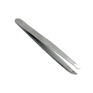Pinzas de cejas de acero inoxidable personalizadas con puntas inclinadas y puntiagudas para un cuidado conveniente de las cejas - Product Image 1