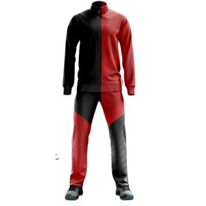 Survêtements décontractés ajustés en deux pièces pour hommes, ensemble de survêtement personnalisé unisexe, vêtements de jogging vintage avec capuche à fermeture éclair - Product Image 1