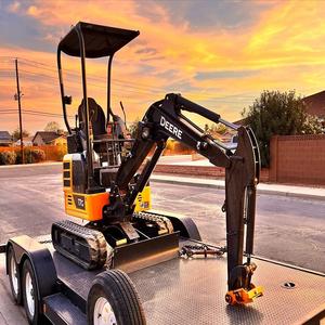 Compre alta calidad John Deeree 17G Excavadora compacta sobre orugas Cilindro hidráulico Motor Entrega rápida Rendimiento de servicio pesado - Product Image 2