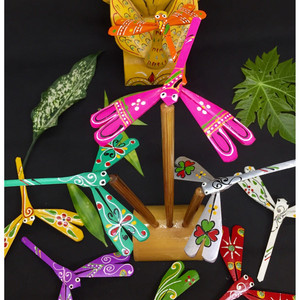 Cadeau Jouet Décoration Artisanat Fabriqué au Vietnam Bambou Libellule Eco Friendly Craft and Engaging Outdoor Activity - Product Image 6