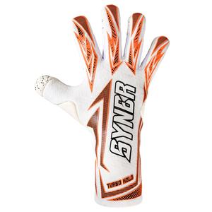 Guantes de portero de fútbol profesionales personalizados de látex alemán, transpirables, antideslizantes, ligeros, sin correa. - Product Image 2