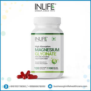 Las verduras más vendidas. Cápsulas de glicinato de magnesio con suministro a granel de zinc-Suplemento de minerales Premium - Product Image 2