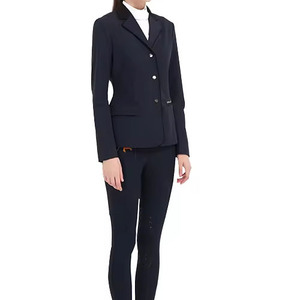 Chaqueta ecuestre impermeable para mujer, precio al por mayor, alta calidad, para montar a caballo, chaqueta de competición, logotipo personalizado - Product Image 3
