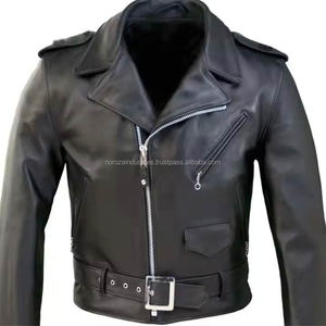New Arrival Men's 100% Genuine Brown Canvas <b>Jacket</b> V-neck Collar Bomber <b>Pilot</b> Design Slim Fit Casual Breathable Winter - Product Image 2