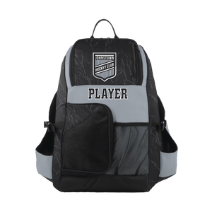 Sac d'équipement de hockey de qualité supérieure avec poches séparées pour patins Diviseur humide et sec Roues tout terrain et fermetures à glissière durables POUR les joueurs - Product Image 1