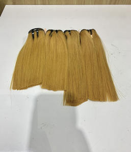 Paquets d'or de trame droite d'os vietnamiens de haute qualité avec fermeture frontale prix de gros extensions de cheveux humains - Product Image 2