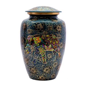 Cercueil funéraire artisanal de haute qualité en aluminium/laiton de style américain pour les êtres chers, prix de gros en provenance d'Inde - Product Image 1