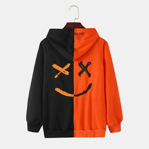 เสื้อฮู้ดดี้ผู้ชายผ้าคอตตอนผสม ดีไซน์สั่งทำได้ สีพื้น ทรงโอเวอร์ไซส์ ผ้าฟลีซบุขนกันหนาว แขนยาว ปักลาย 3 มิติ - Product Image 1