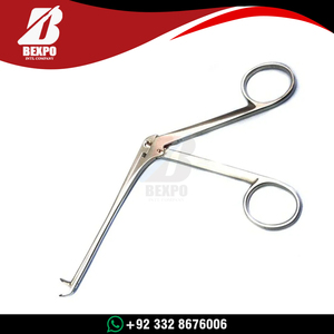 Blakesley Wilde Nasal Forceps 11 cm 45 Degree Upturned Stainless Steel Manual ENT Surgical Instrument <b>Precision</b> <b>Tool</b> - Product Image 4