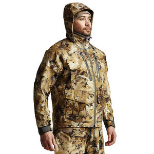 Veste personnalisée en gros hommes camouflage veste tactique hiver imperméable Softshell coupe-vent veste de chasse - Product Image 4