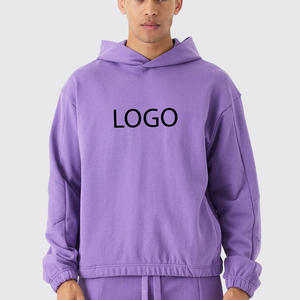 Venta al por mayor personalizado de gran tamaño de invierno bordado sudaderas con capucha de los hombres pulóver Unisex a granel de talla grande sólido Premium sudaderas 2026 - Product Image 4