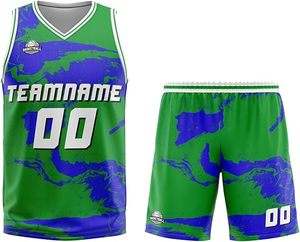 Vente en gros d'uniformes unisexes de basket-ball pour adultes toutes saisons impression par sublimation modèles personnalisés grande taille 100% polyester anti-UV - Product Image 2