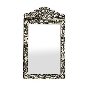 Espejo Art Deco con Incrustaciones de Hueso Hecho a Mano de Primera Calidad, Decoración del Hogar India con Forma y Tamaño Personalizables - Product Image 5