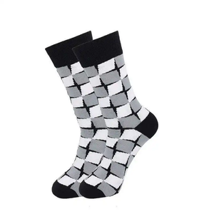 Chaussettes riches en coton colorées audacieuses Designs modernes Respirant Élégant pour Streetwear Tenues de tous les jours décontractées pour l'hiver Cheville haute - Product Image 2