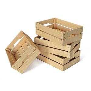 Boîte de rangement décorative en bois massif Well Home Natural Tone 20x15x30cm - Product Image 5