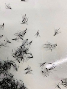 Extensions de cils en cachemire 9D en vrac professionnels nouveaux plateaux à cils simples OEM doux boîte noire mignonne préfabriquée facile à appliquer - Product Image 3