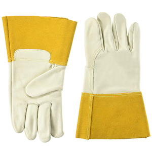 Nuevo 2025 precio de fábrica guante de barbacoa resistente al fuego al calor guantes de soldadura de cuero - Product Image 1