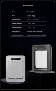 Porta per Animali Domestici Intelligente con Telecamera AI all'Ingrosso |   Porta per Gatti e Cani Controllata da App con Riconoscimento Facciale per Uso Domestico - Product Image 6