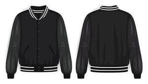 Chaqueta Varsity con logotipo personalizado | Manga College Baseball | Estilo Letterman bordado - Product Image 2