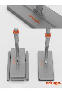 Universal Fit Steel Detachable Mop Handle for Microfiber Towels and Disposable Wipes - Product Image 3