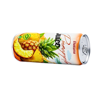 Jus d'ananas frais 100% sain OEM/ODM sans sucre ajouté 500ml en conserve stérilisée Vente en gros Haute Qualité