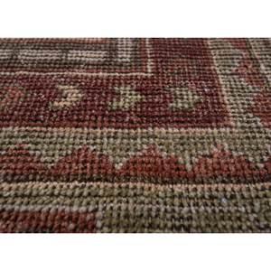 Tapis en laine noués à la main Erbe, motif médaillon doré en relief, puzzle rectangulaire pour entrée de maison, 9x12, puzzle abstrait rectangulaire fait main - Product Image 3