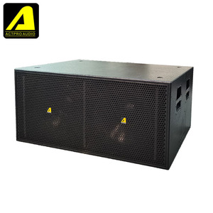 Subwoofer activo con woofer de 2X18 "Altavoz de rendimiento de alta potencia de baja frecuencia para exteriores e interiores AS28 - Product Image 2
