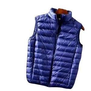 Gilet d'hiver léger et décontracté pour hommes, respirant, coupe-vent, logo personnalisé, broderie, impression - Product Image 3