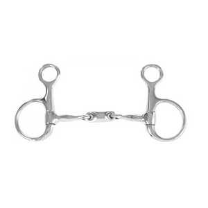 Gran oferta, mejor valorada, broca de caballo de acero inoxidable, mejilla, Pulgar de Tom de caballo con anillo corto, filete, carreras de caballos de calidad Premium - Product Image 5