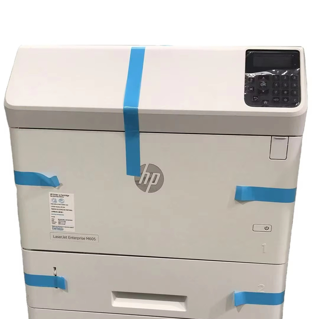 LaserJet Enterprise M605dn Monochrome Printer-High-speed Printing Reliable Performance ISO Certified 12-Month Warranty A3 Size