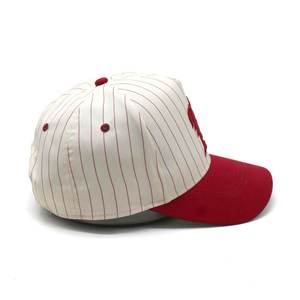 หมวกเบสบอลทรงโค้ง 5 ชิ้น ดีไซน์ใหม่ ลายทาง แฟชั่น สวมใส่สบาย ไม่มีโครง ปักโลโก้ สำหรับผู้ใหญ่ - Product Image 5