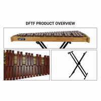 Xylophone d'étude pour étudiants, instrument de musique avec support réglable en hauteur, maillets rigides et sac de transport pour les enseignants en musique et la formation en classe
