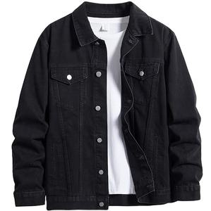 Chaqueta Vaquera Vintage con Logotipo Personalizado para Hombre, Chaqueta de Algodón de Diseñador, Abrigos Vaqueros OEM, Chaquetas Vaqueras de la Mejor Calidad para Hombre 2026 - Product Image 1