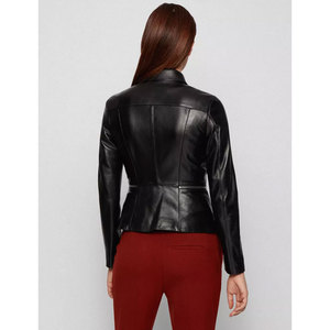 Chaqueta de Motocicleta de Cuero PU Genuino para Mujer, Estilo Nuevo, Transpirable, Resistente al Viento, de Secado Rápido, para Invierno, Color Personalizable - Product Image 3