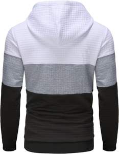 100% Cotton Streetwear Pullover Hoodie Digital <b>Printing</b> Tie-Dye Applique Design Acid Washed Stonewashed Solid Lined Front - Product Image 3