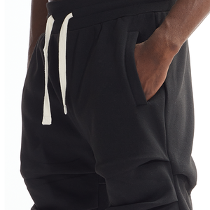 กางเกงลำลองขนแกะอบอุ่นเป็นมิตรต่อสิ่งแวดล้อมสำหรับผู้ชายทรงหลวมน้ำหนักเบาซักได้สำหรับฤดูหนาว - Product Image 4