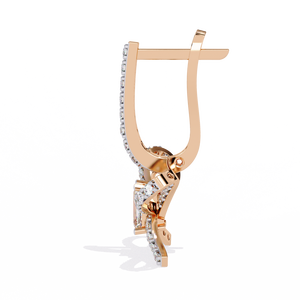 Pendientes Brillantes de Oro de 18K con Diamante Cultivado en Laboratorio, Joyería de Diamantes Premium - Product Image 3