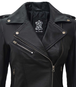 OEM High Quality Fish Leather Jacket Ladies 2024 Hot Style Waterproof Reversible Breathable Quick Dry Cotton Lining Cool Lapel - Product Image 5