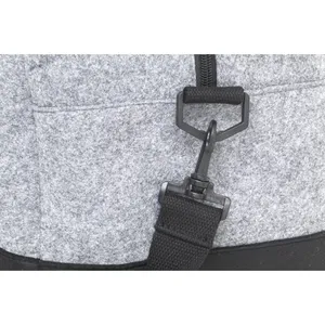 Sacche Sportive Eco-Friendly in Feltro per Viaggi, Gadget Ecologici, Borsa Sportiva Promozionale con Coulisse - Product Image 2