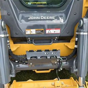 2025 para John Deeree 334 P minicargador usado Kubota motor marca 4x4 Mini cargador 50 toneladas carga nominal retroexcavadora delantera cubo - Product Image 2