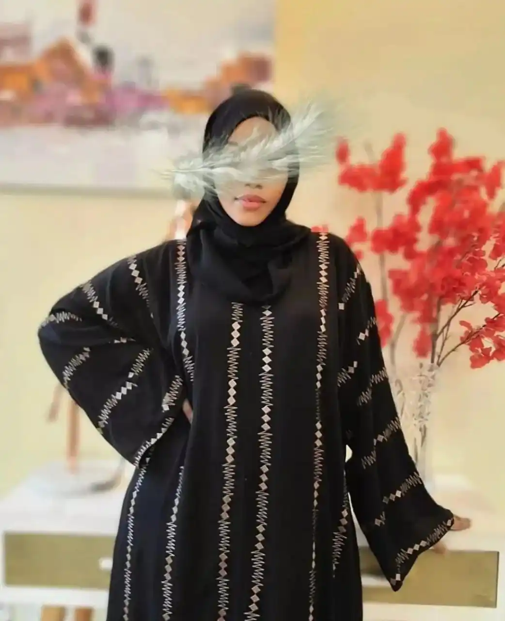 Grosir abaya dari India Abaya 2024 Muslim wanita Hijab doa Islam pakaian etnik Abaya wanita gaun Muslim