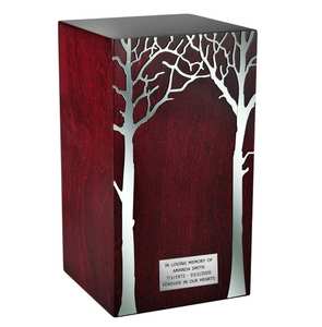 Belle urne de crémation pour adultes pour cendres Urne funéraire unique Cercueil commémoratif Urne papillons personnalisée pour arbres de cendres adultes - Product Image 4