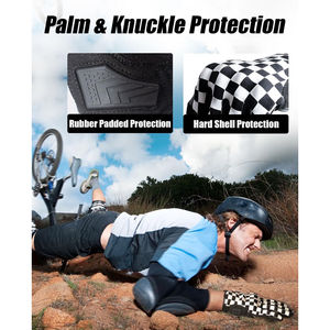 Guantes de Ciclismo de Medio Dedo para Entrenamiento, Fabricados en Fábrica, con Logotipo Personalizado, de Cuero Sintético de Alta Calidad, Ecológicos, para Hombre y Mujer - Product Image 2