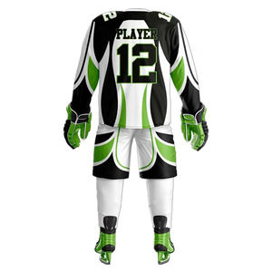 Venta al por mayor mejor diseño por encargo 100% poliéster equipo desgaste transpirable campo Hockey Jersey pantalones cortos conjuntos calidad campo Hockey - Product Image 2