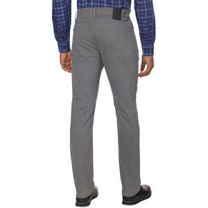 Pantalones DKNY para Hombre, Estilo Casual Elegante, Corte Recto, Cintura Media, 100% Algodón, Color Gris, Talla XL, Logotipo Personalizable, Antiarrugas, con Cierres - Product Image 2