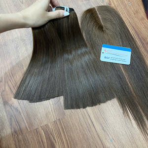 Bone Straight Brown Vietnamese Hair Weave Sedoso Smooth Cutícula Alineada Bone Straight Hair Bundles Venta al por mayor Stock - Product Image 5
