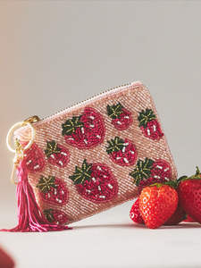 Porte-monnaie de mode avec perles et filetage - Product Image 6