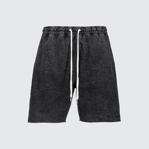 <b>Men's</b> Bulk <b>Shorts</b> Custom Logo <b>Towel</b> <b>Shorts</b> Beach Vintage Distressed Acid Washed <b>Shorts</b> - Product Image 1