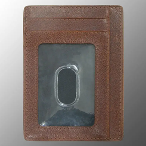 Porte-cartes en cuir véritable personnalisé, léger, de haute qualité, portefeuille pour homme, mini, fin, en cuir Crazy Horse, ouverture courte - Product Image 3